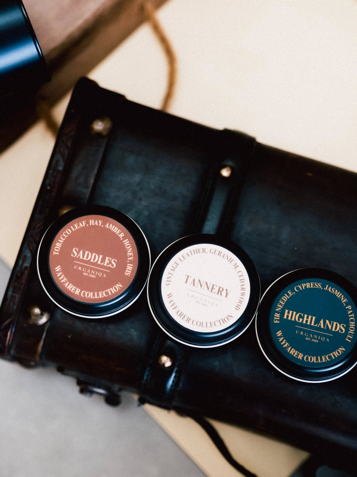 Tannery Soy Candle Travel Tin