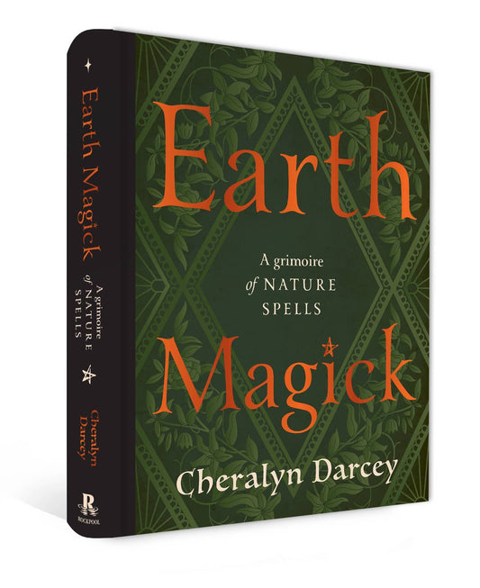 Earth Magick by Cheralyn Darcey, a grimoire of nature spells with a decorative green cover