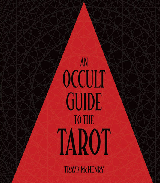 An Occult Guide to the Tarot by Travis McHenry cover featuring a striking red triangle design