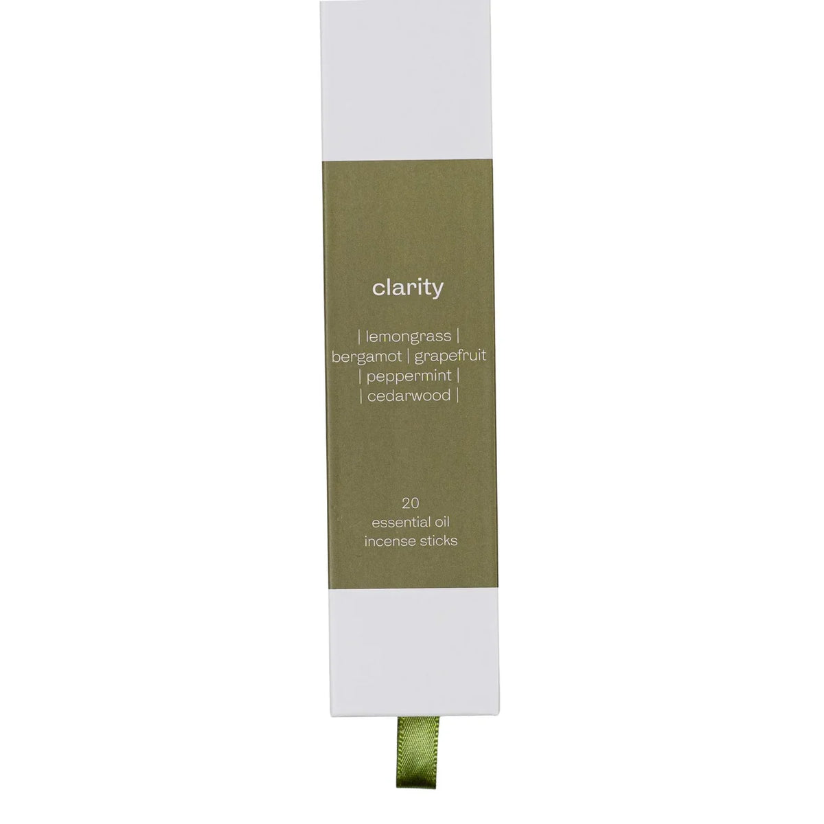 Clarity Incense Sticks - Lemongrass & Citrus with essential oils for a refreshing aroma experience