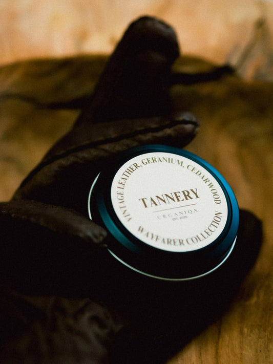 Tannery Soy Candle Travel Tin
