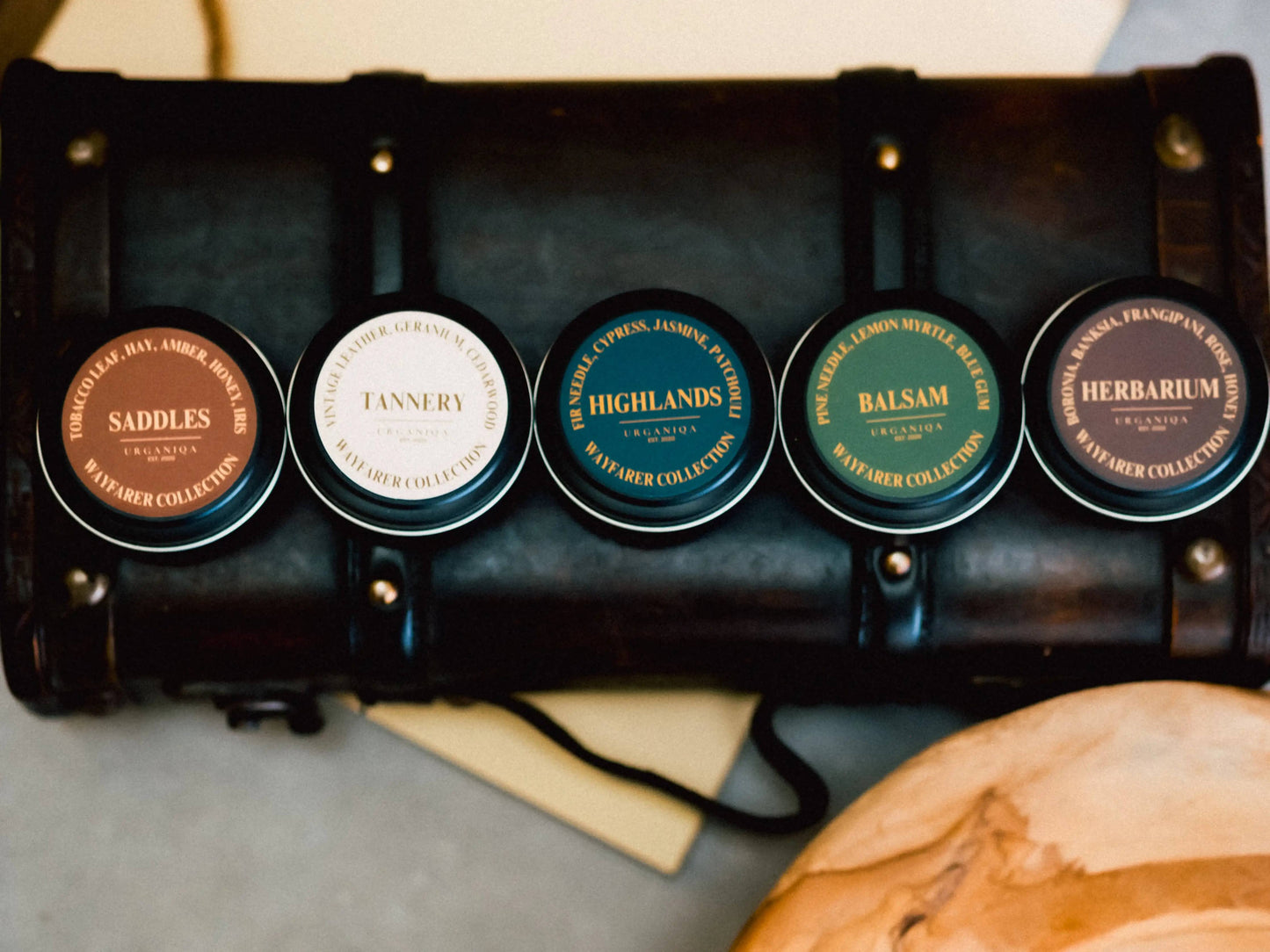 Tannery Soy Candle Travel Tin
