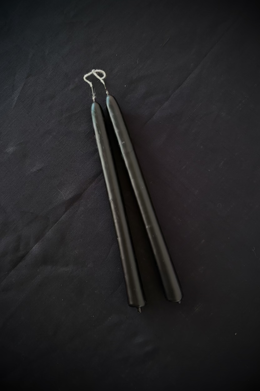 Large Spell Candles - Black