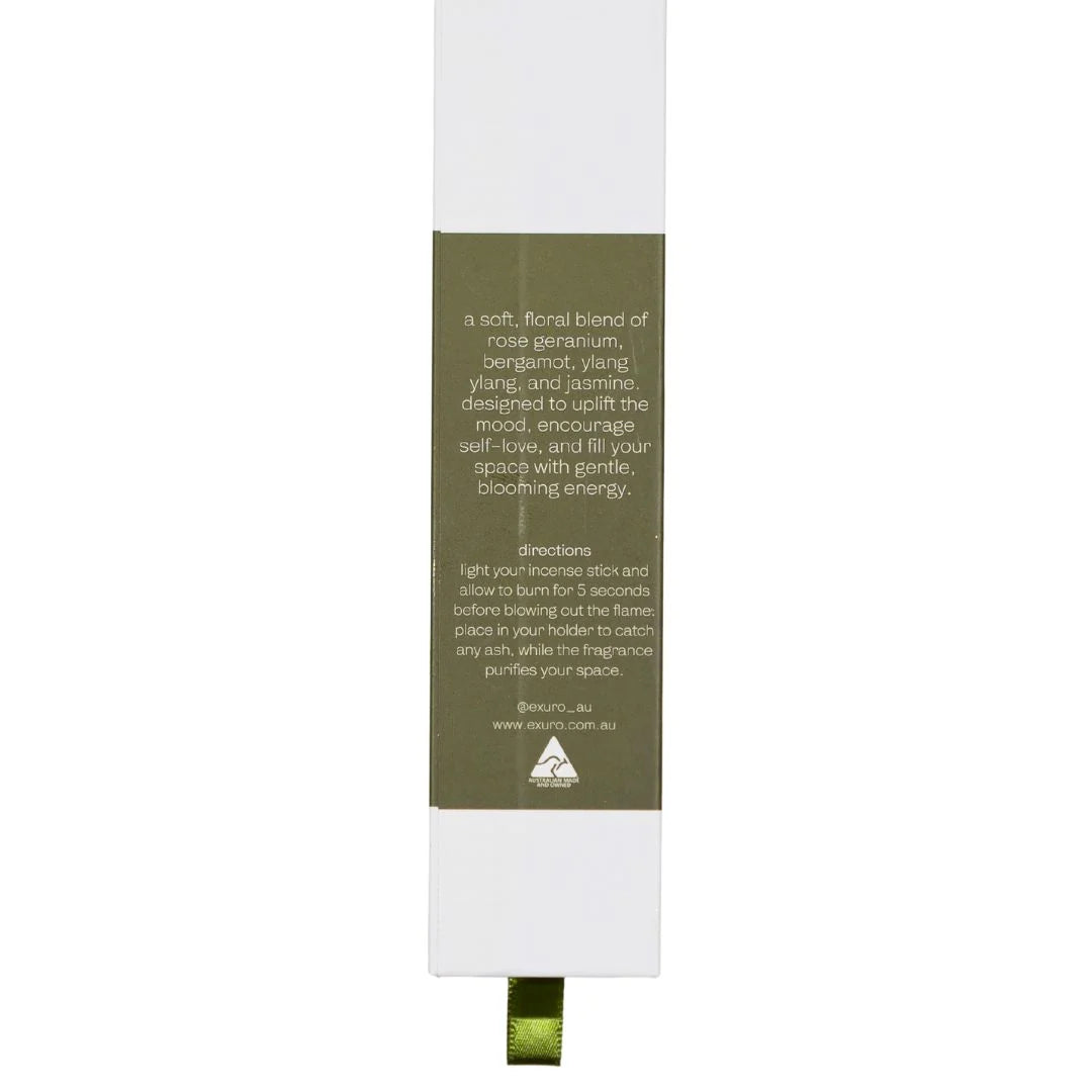 Bloom Incense Sticks - Rose Geranium & Bergamot