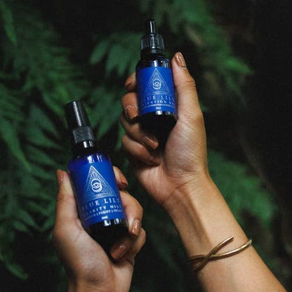 Blue Lily Healing Essential Oil Set with Clarity Mist and Calming Spray for Aromatherapy and Relaxation