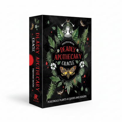Deadly Apothecary Oracle - Priestess Moon boxed set featuring poisonous plants as guides and healers