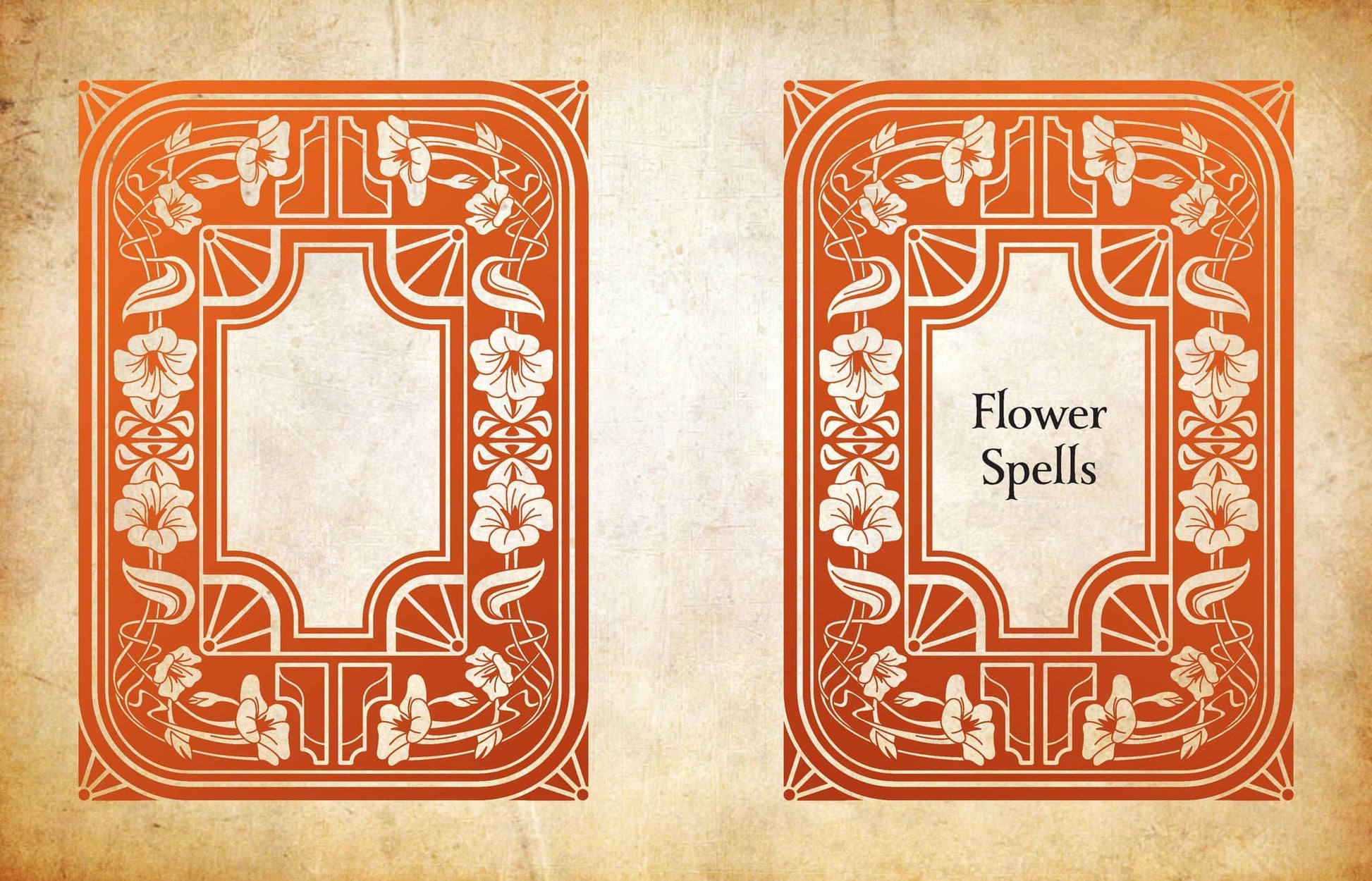 Earth Magick - Cheralyn Darcey illustrated spellbook cover featuring floral designs and the title Flower Spells