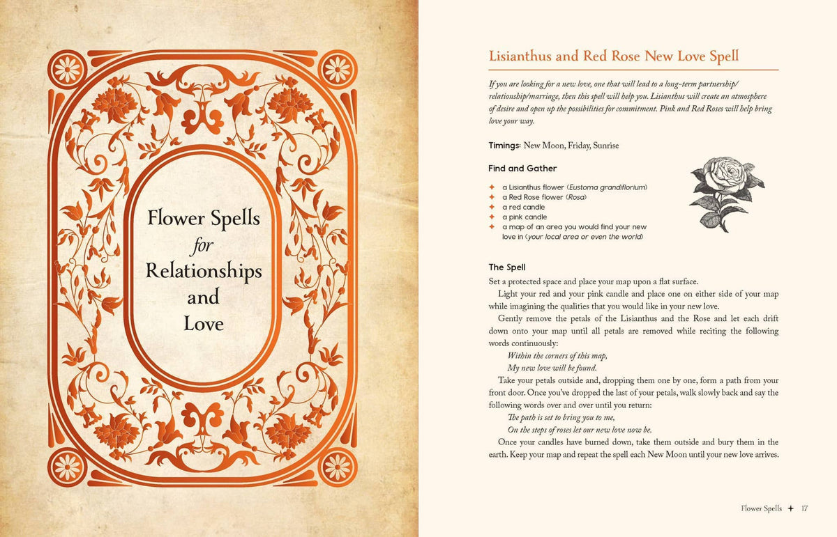 Earth Magick by Cheralyn Darcey featuring flower spells for relationships and love