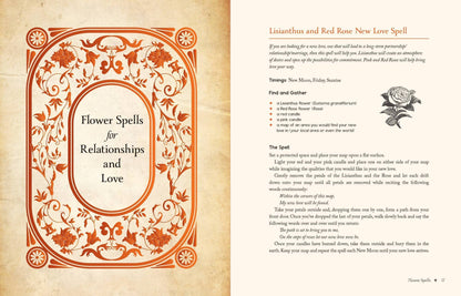 Earth Magick by Cheralyn Darcey featuring flower spells for relationships and love