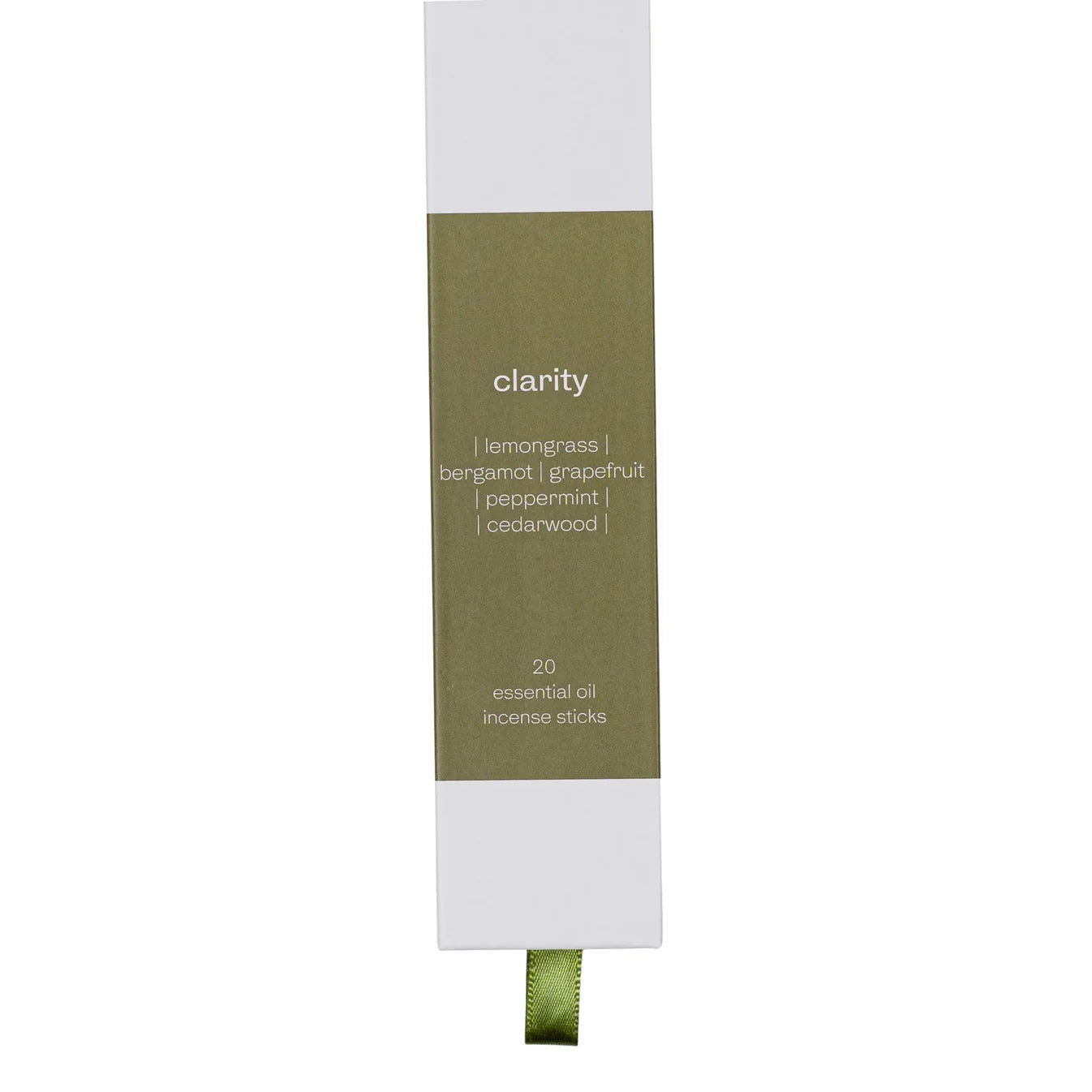 Clarity Incense Sticks - Lemongrass & Citrus with essential oils for a refreshing aroma experience