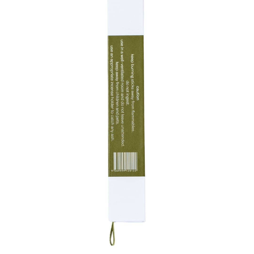 Exuro Incense Sticks Packaging with Detailed Instructions and Natural Ingredients Description