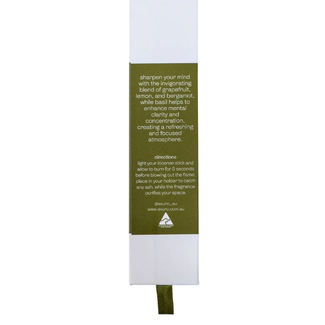 Focus Incense Sticks - Grapefruit and Bergamot
