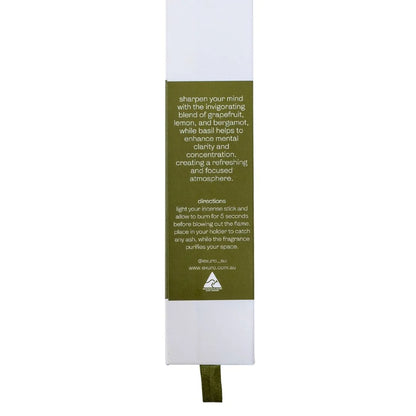 Focus Incense Sticks - Grapefruit and Bergamot
