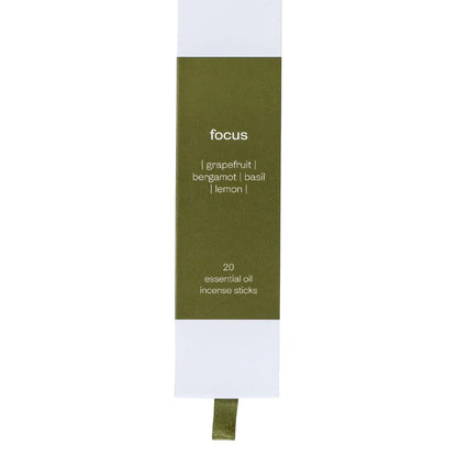 Focus Incense Sticks - Grapefruit and Bergamot