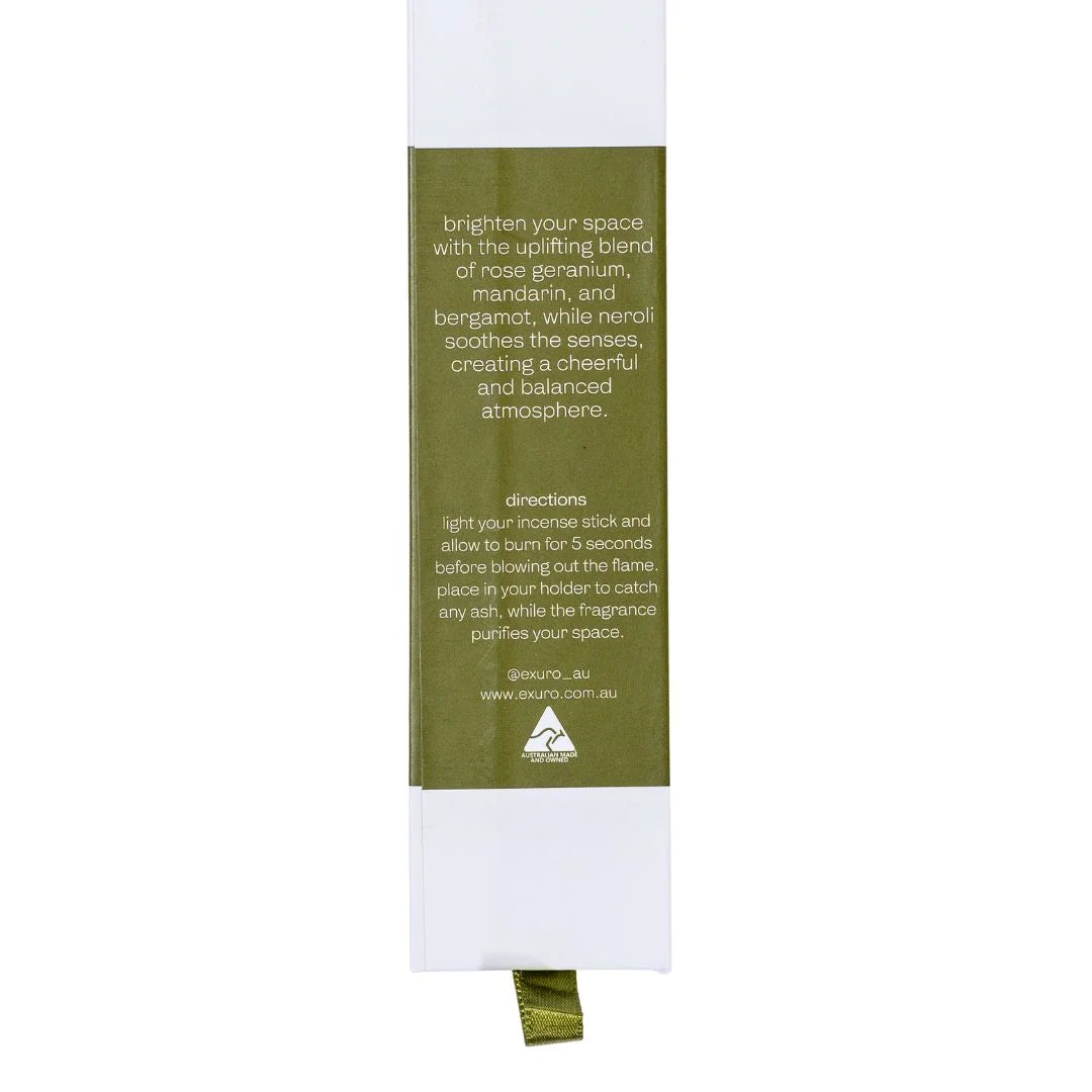 Happy Incense Sticks - Rose Geranium & Neroli