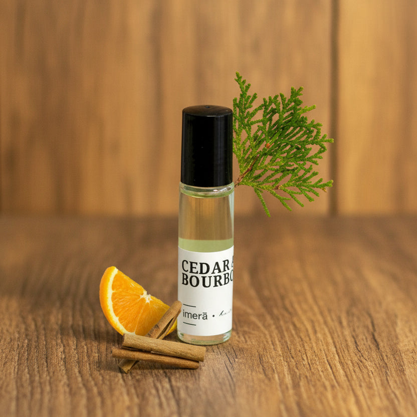 Cedar & Bourbon Perfume Oil from Urganiqa with notes of orange and cinnamon, inspired by Tom Ford Tobacco Vanille