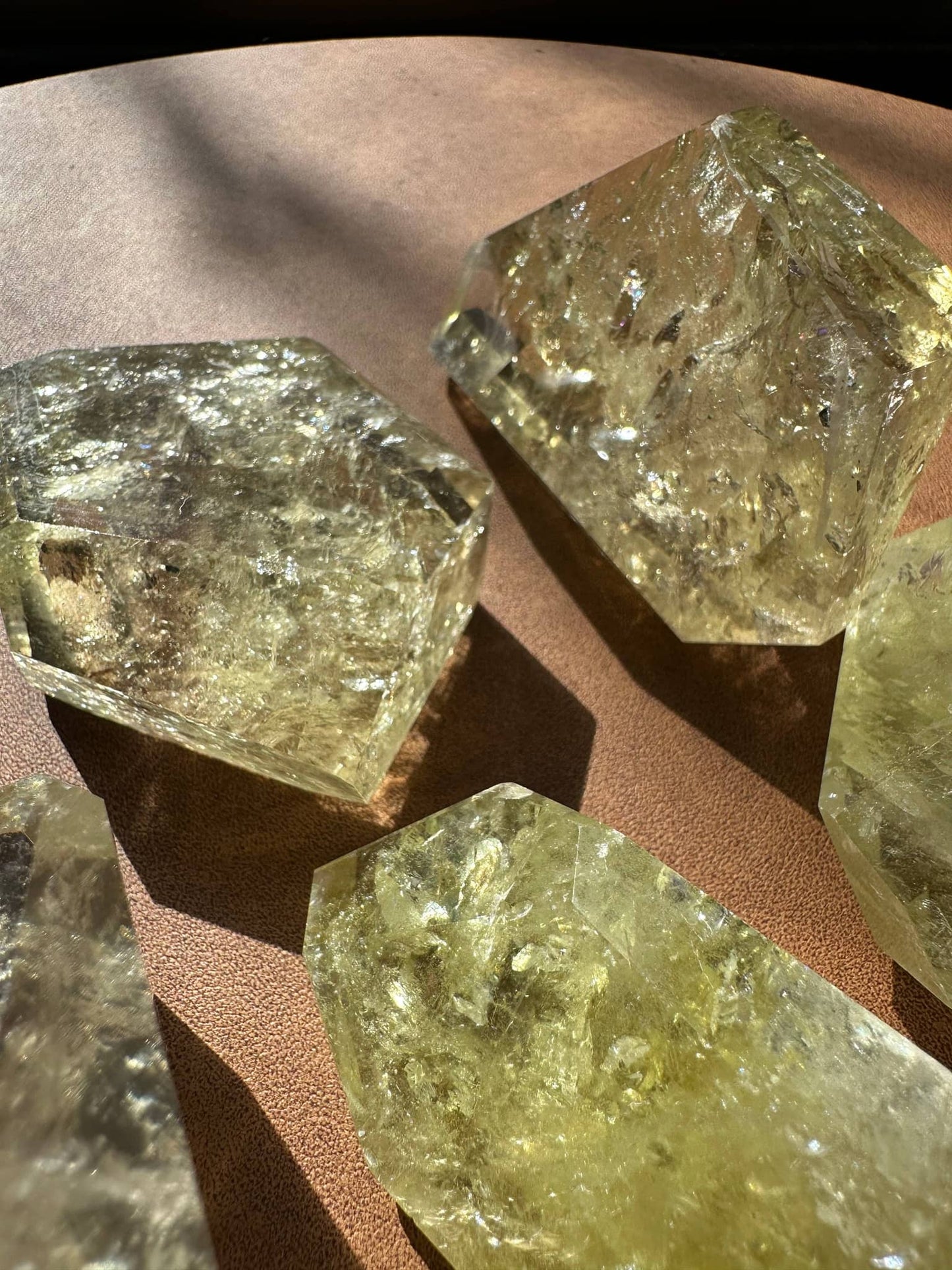 Brazilian Golden Healer Quartz Freeform Crystals with Unique Shapes and Natural Texture
