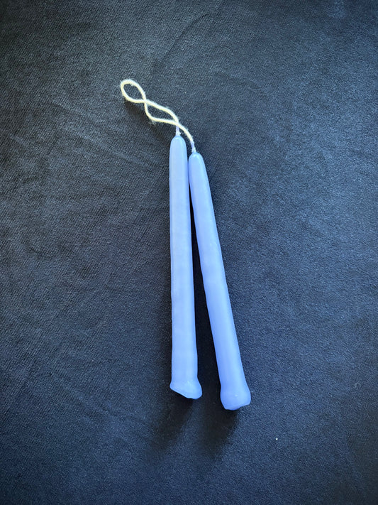Nimbin Candles Small Spell Candle Blue, perfect for rituals and meditation