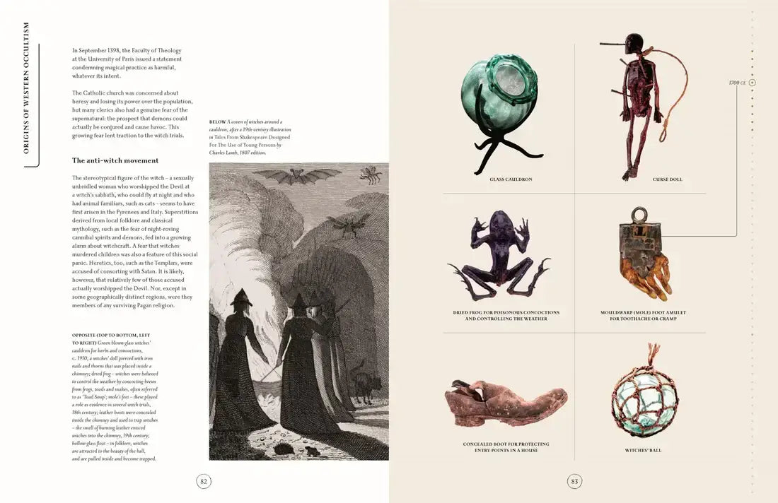 Compendium Of The Occult - Liz Williams featuring illustrations and artifacts related to the occult