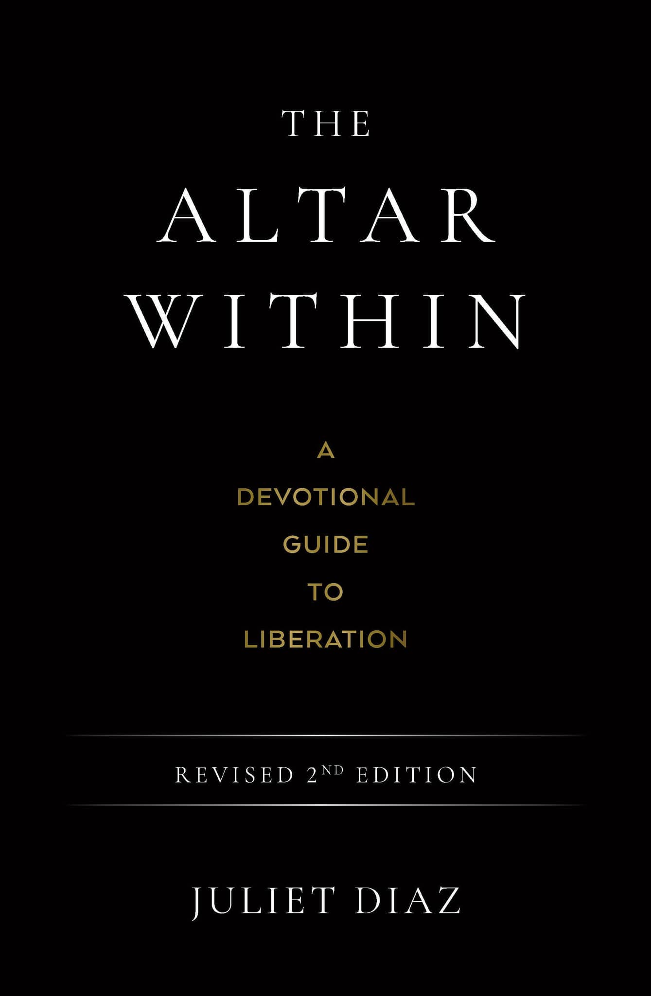 The Altar Within book cover by Juliet Diaz featuring a devotional guide to liberation