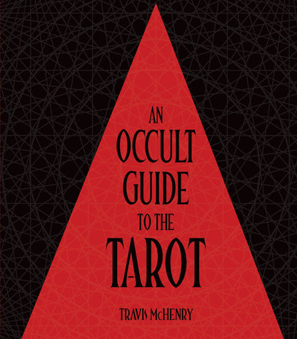 An Occult Guide to the Tarot by Travis McHenry cover featuring a striking red triangle design
